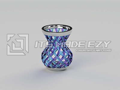 Flower Vase - Mesh Model 3d cad 3d model cad design cad model design illustration product design renderings