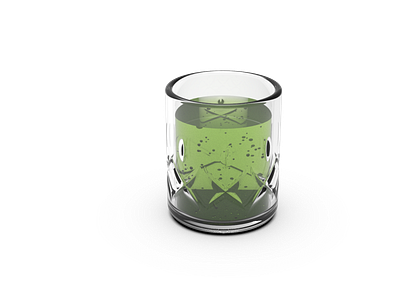 Glass Cup (with Juice) 3d 3d cad 3d model cad design cad model design rendering renderings