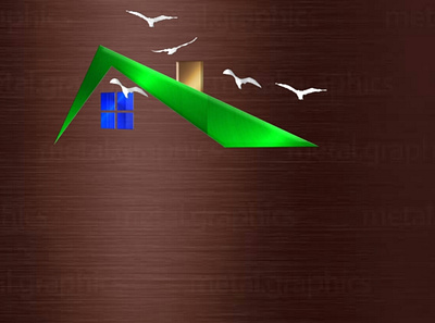 House design. banner logo