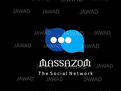 Massazom social network app apps logo design art logo logo logo design