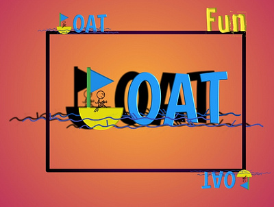Boat. art logo banner illustration logo logo design