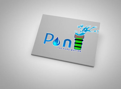 Pani.the pure Water. art logo design logo logo design