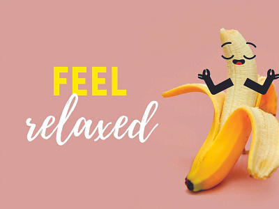 Chilling Banana design graphic design illustration
