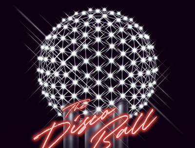 The Disco Ball, 2021 80s airbrush erotic illustration retro