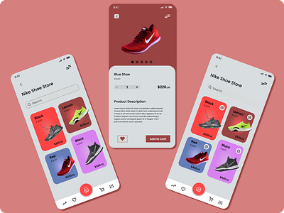 Shoe store mobile app