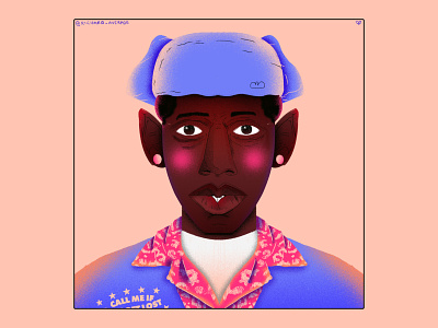 Sir Baudelaire. album art character characters drawing editorial illustration tyler the creator