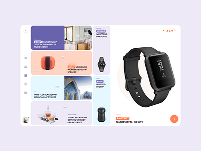 Reward App View dashboard design grid online product design thumbnails tiles ui ui designs ux