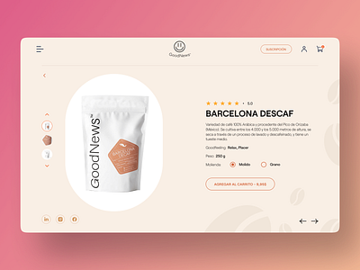 Coffee Brand E-commerce coffee concept dashboard design figma inspiration intefacedesign mainpage popular project trend ui uidesign uitrend userinterface ux uxdesign uxudesign uxui web