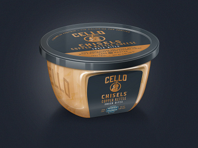 Cello Packaging branding copper identity iml printing iml printing in mold labeling in mold labeling logo packaging specialty cheese vector