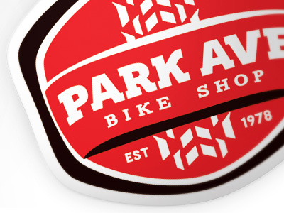 Park Ave Bike Shop logo identity logo