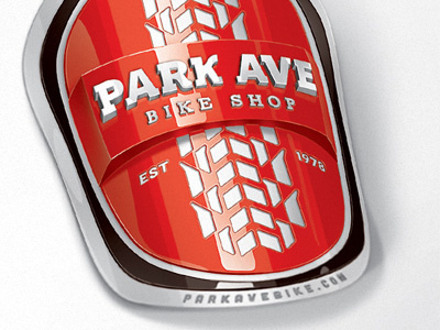 Park Ave Bike Shop Identity identity illustration logo