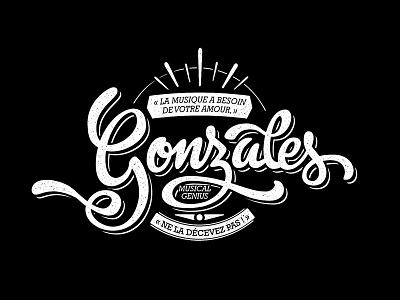 Gonzales lettering gonzales handlettering lettering patch