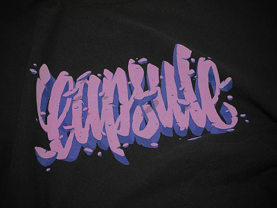 Capsule t-shirt apparel lettering t-shirt typography