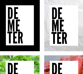Demeter brand logo perfume