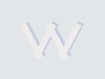 W / W letter lettering logo type w
