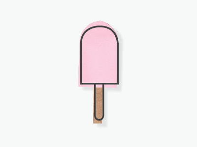 Handmade Popsicle Co. branding handmade icon identity paper popsicle