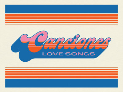 Canciones 70s event pearl retro san antonio typography