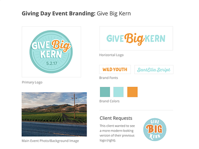 Giving Day Rebrand