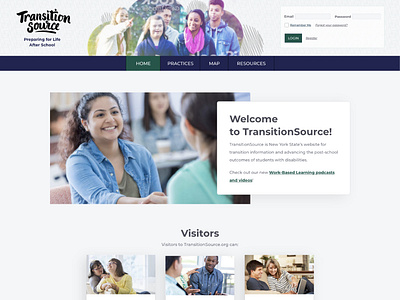 Transition Source Website Mockups