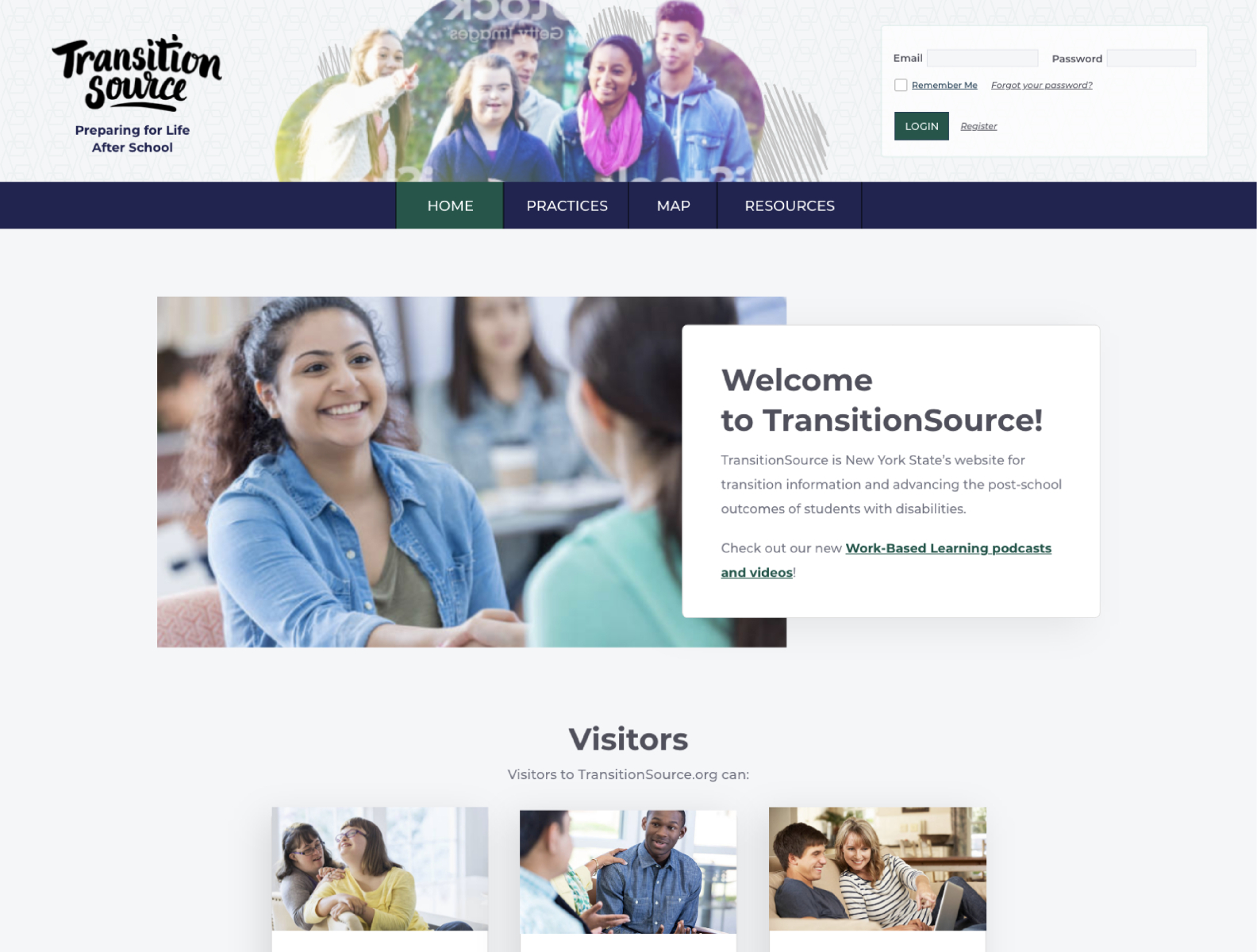 Transition Source Website Mockups by Michelle Kaye on Dribbble