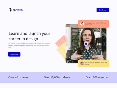 E-LEARNING LANDING PAGE