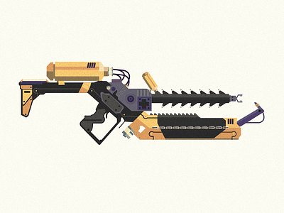 MNU Arc Gun - District 9 district 9 gun illustration illustrator weapon
