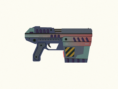 Unreal Tournament - Enforcer enforcer gun illustration illustrator unreal tournament ut weapon