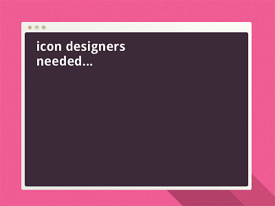 Icon Designers Needed designers gigs hire icon designers icons illustrators jobs roles wanted