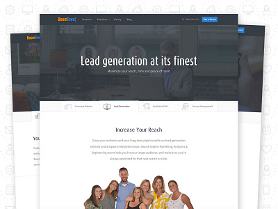 BoomTown Product Feature Pages