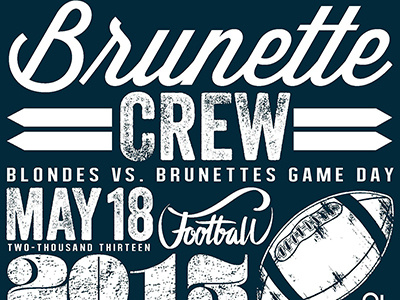 Brunettes Football Team Shirt