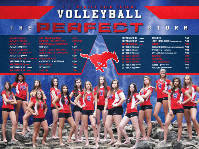 JJ Pearce Volleyball Poster 2012 design poster sports