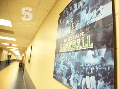 Seebridge Media Sports Graphics | College Park Sports Murals graphics mural sports wall