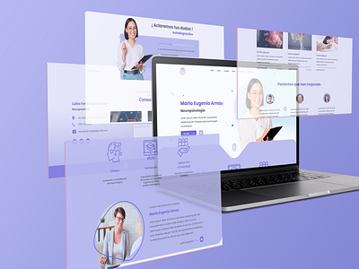 Página Neuropsicóloga - Propuesta graphic design ui ux web design website
