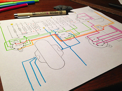 Guitar Amp Layout Diagram