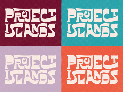Project Islands lettering