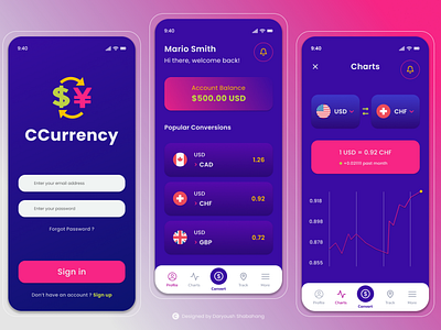 Currency Converter Mobile App app converter currency design mobile money ui