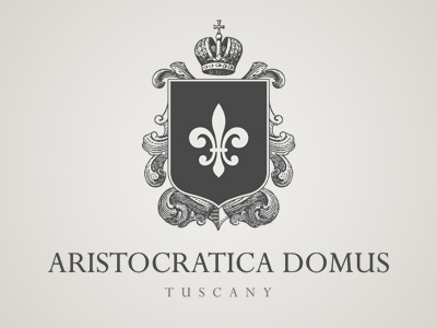Aristocratica Domus logo aristocratica design domus estate logo logos real tuscany
