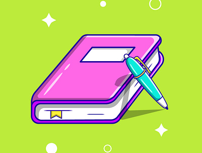 Book cartoon 3d animation app branding design graphic design illustration logo ui vector