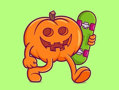 PUMPKIN animation branding cartoon character design graphic design illustration logo motion graphics pumpkin vector