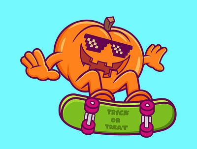 Pumpkin Cartoon 3d animation branding design graphic design illustration logo motion graphics ui ux vector