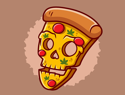 Pizza Halloween animation branding design graphic design illustration logo typography vector
