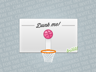 DunkSlider basketball dunk invited slider ui