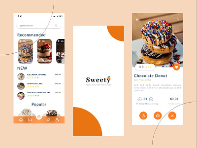 Desserts delivery mobile app