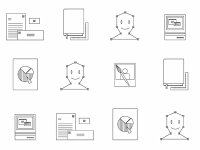 Personal Website Icons icons personal vector web
