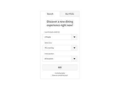 New app flows app dining form grayscale greybox minimal source sans pro wireframe