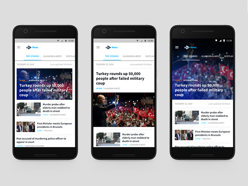 Alternative Treatments stv news legibility source sans pro stv blue top story app news app android news