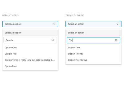 More form elements form open sans search select