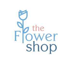 Logo Proposal blue centabel custom flower logo