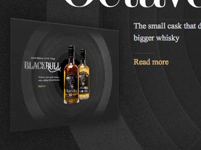 CSS3 3dTransform in the wild! banner black circles css3 featured grey times whisky