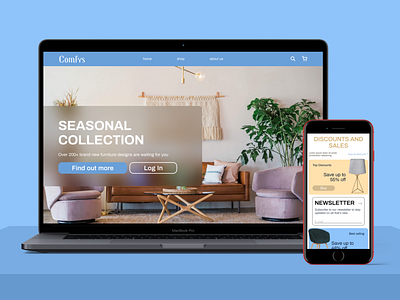 UI/UX online store (furniture)